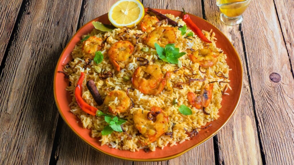 Prawn Biryani Recipe