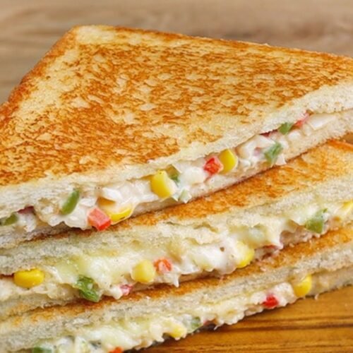 Veg Cheese Sandwich Recipe