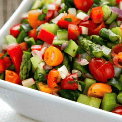 The Ultimate Fresh and Crunchy Raw Vegetable Salad Recipe