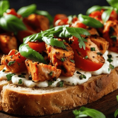 Smoky Tandoori Chicken Bruschetta Recipe: An Indian-Italian Delight