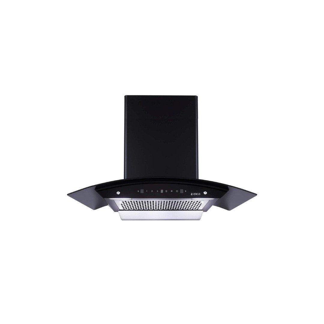 Elica WDFL 906 HAC NERO Kitchen Chimney | Powerful Suction & Auto-Clean