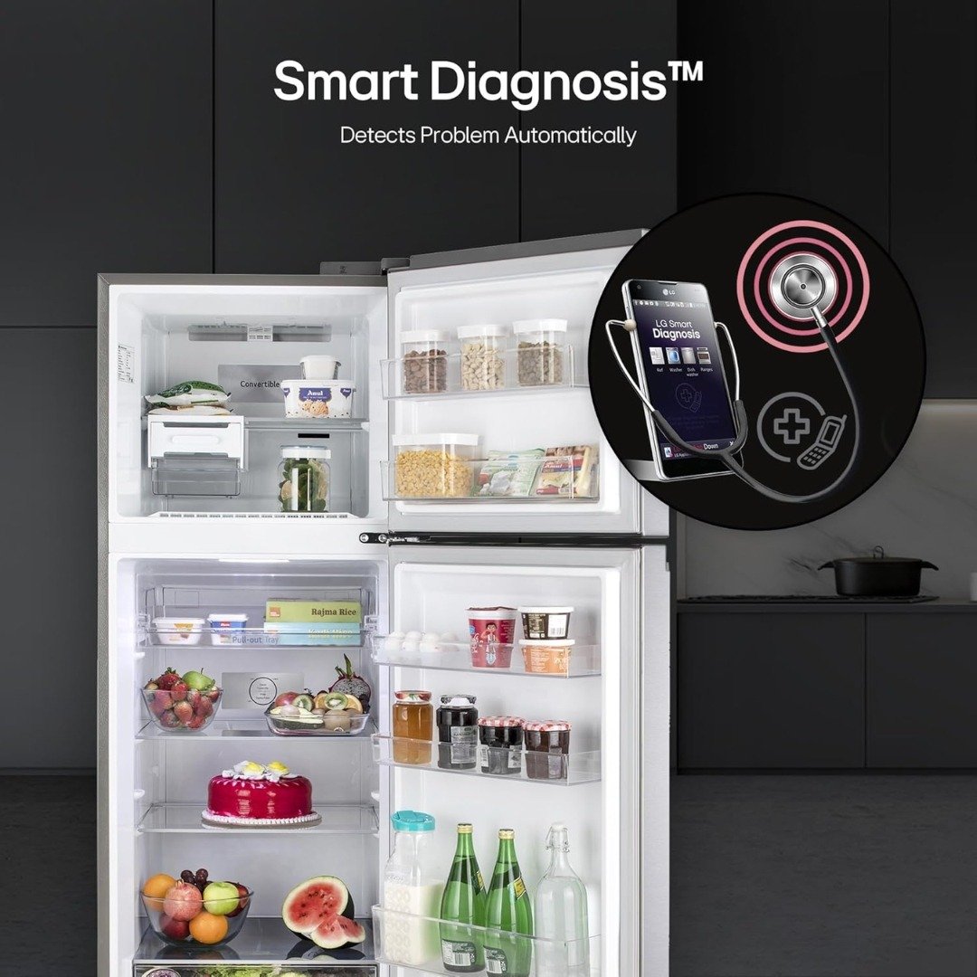 LG 322 L 3 Star Frost-Free Smart Inverter Double Door Refrigerator | Convertible Design