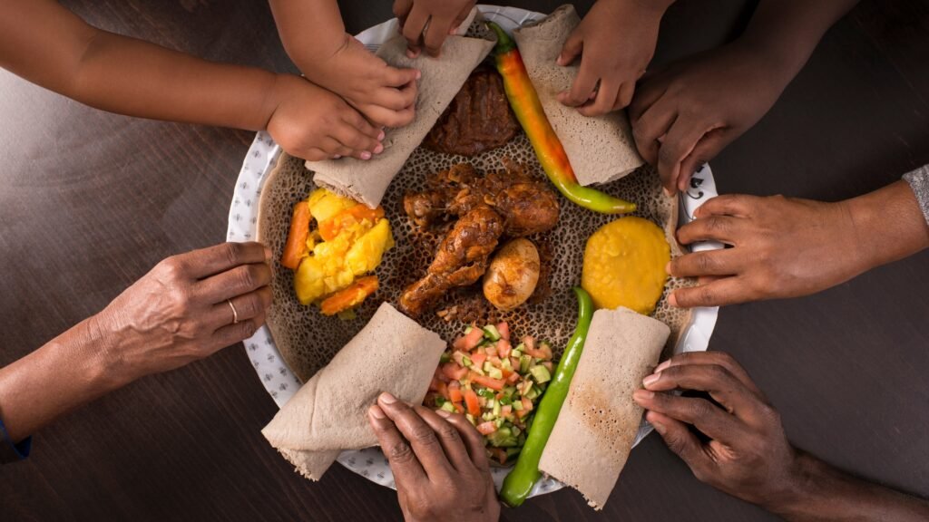 Traditional African dishes