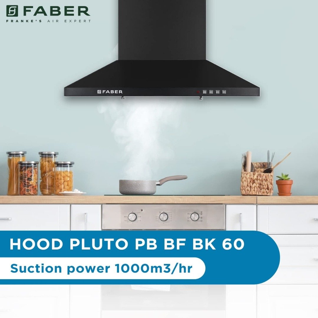 Faber Kitchen Chimney with Baffle Filter | High Suction & Easy Maintenance