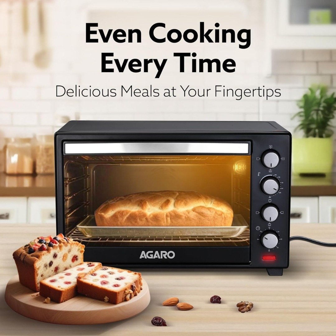 Agaro Marvel 48L OTG with Rotisserie | Grill, Bake, Toast & More