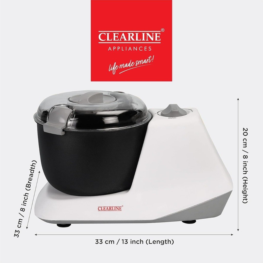 Clearline Automatic Electric Atta Kneader Dough Maker | 3L Capacity | 650W Power