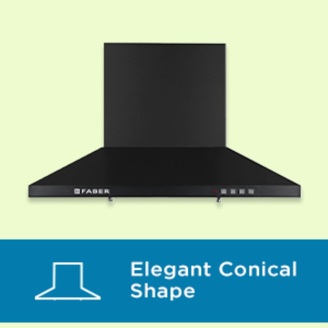 Faber Kitchen Chimney with Baffle Filter | High Suction & Easy Maintenance