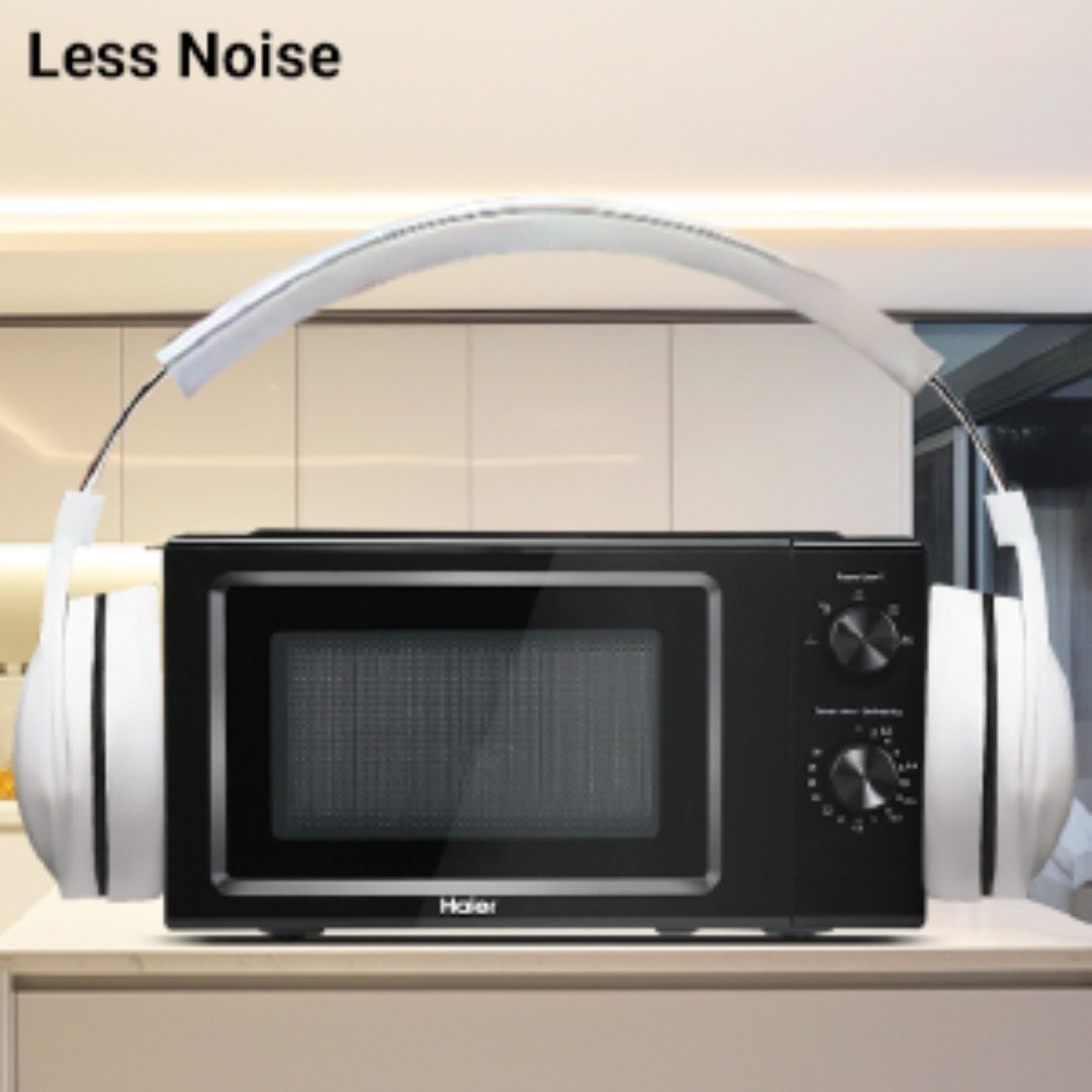 "Haier 19L Solo Microwave Oven with Inverter Technology – Compact, Efficient & Versatile Cooking"