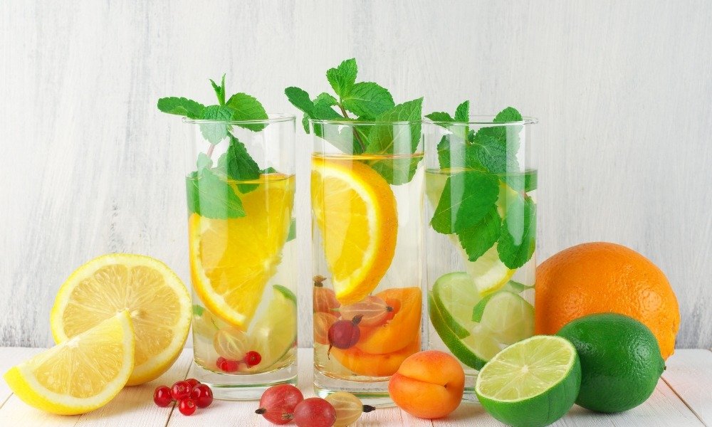 Fruit-Infused Probiotic Waters