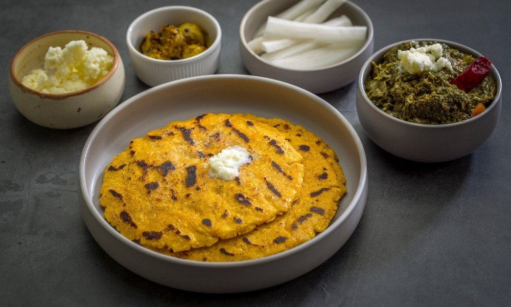 Sarson ka Saag with Makki ki Roti Recipe